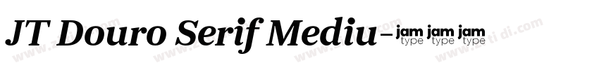 JT Douro Serif Mediu字体转换